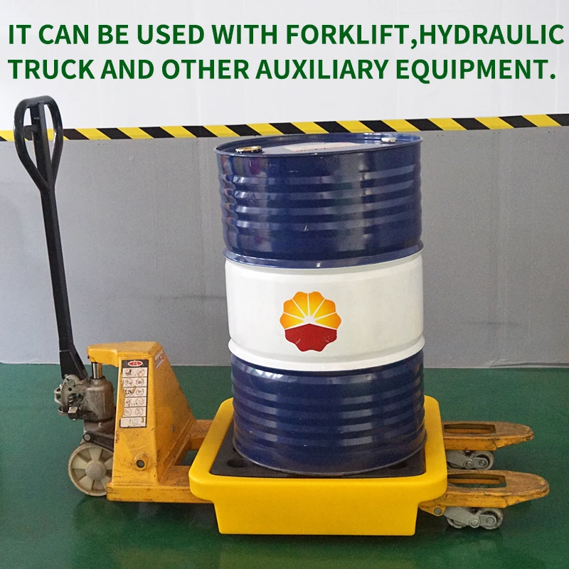 Factory Price Nestable Packing Anti-leakage Lab Tray Spill Control Oil Containment Spill Plastic Pallet*