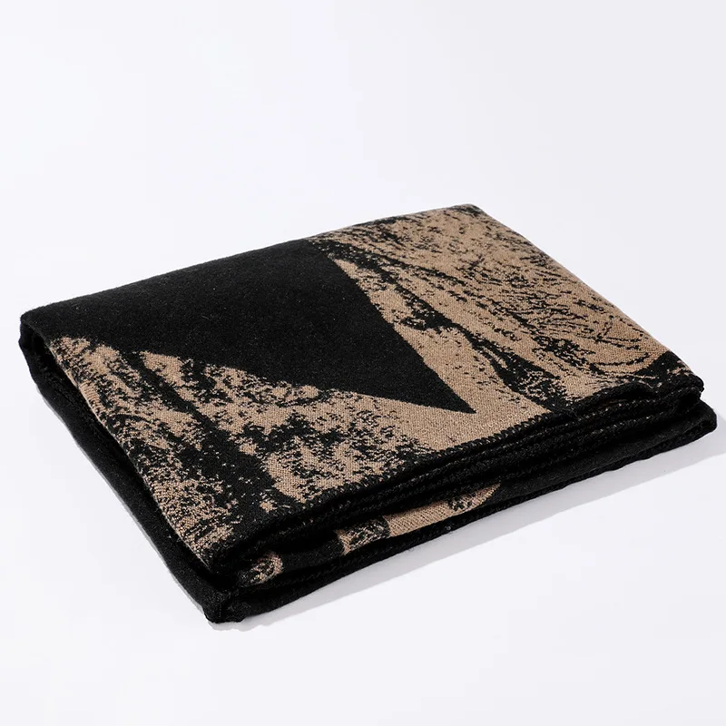 winter new literary and artistic retro shawl female travel scarf ladies winter dual-use outerwear thickened scarf shawl