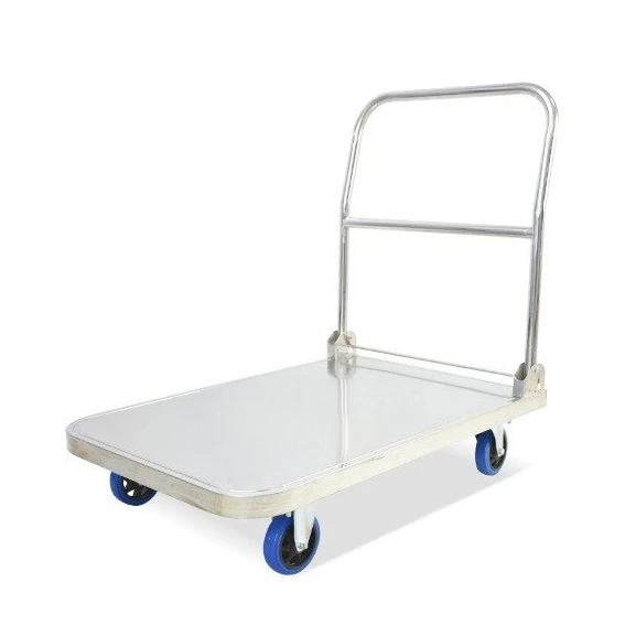150kg Heavy Duty Platform Trolley Folding Truck Transport Hand Cart 150kg Cart 330lbs Plastic Folding Flatbed Trolley Hand Cart