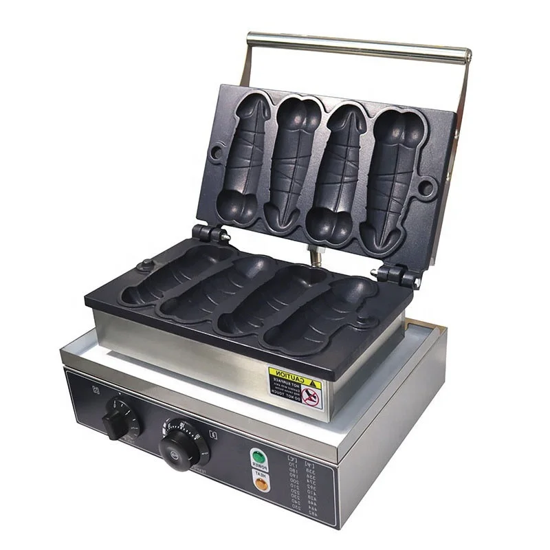 Commercial wholesale none-stick electric custom vagina and penis waffle maker
