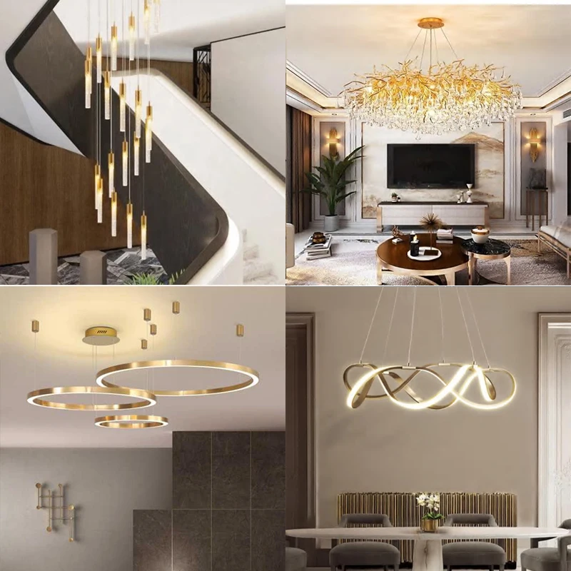 lighting fixtures modern chandelier chandelier lighting led copper decorative crystal pendant lighting