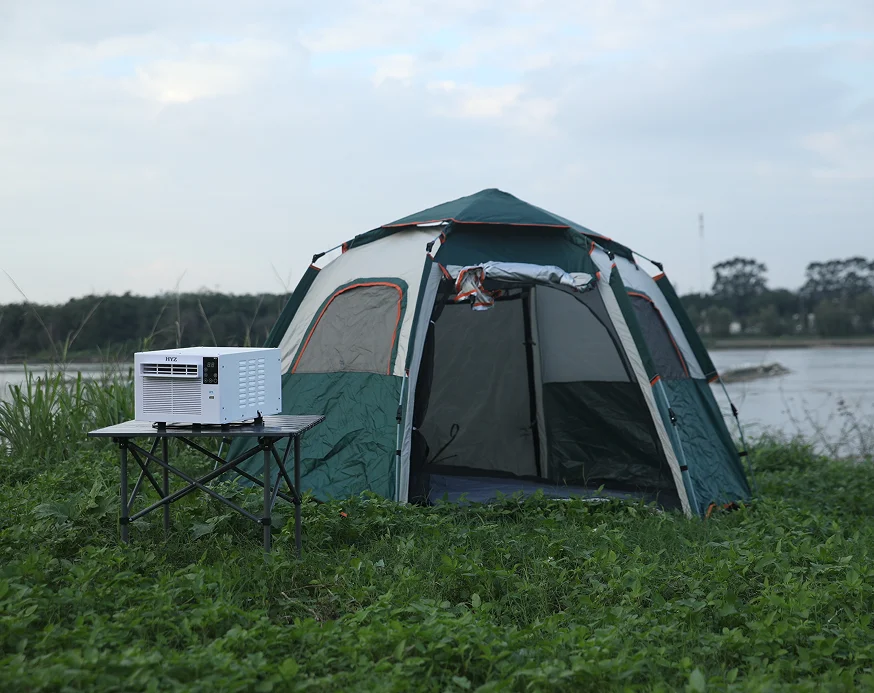 4200 BTU 12v Car Air Conditioner with 3 wind speed mode 110V 220V outdoor Air Conditioner Portable for Camping