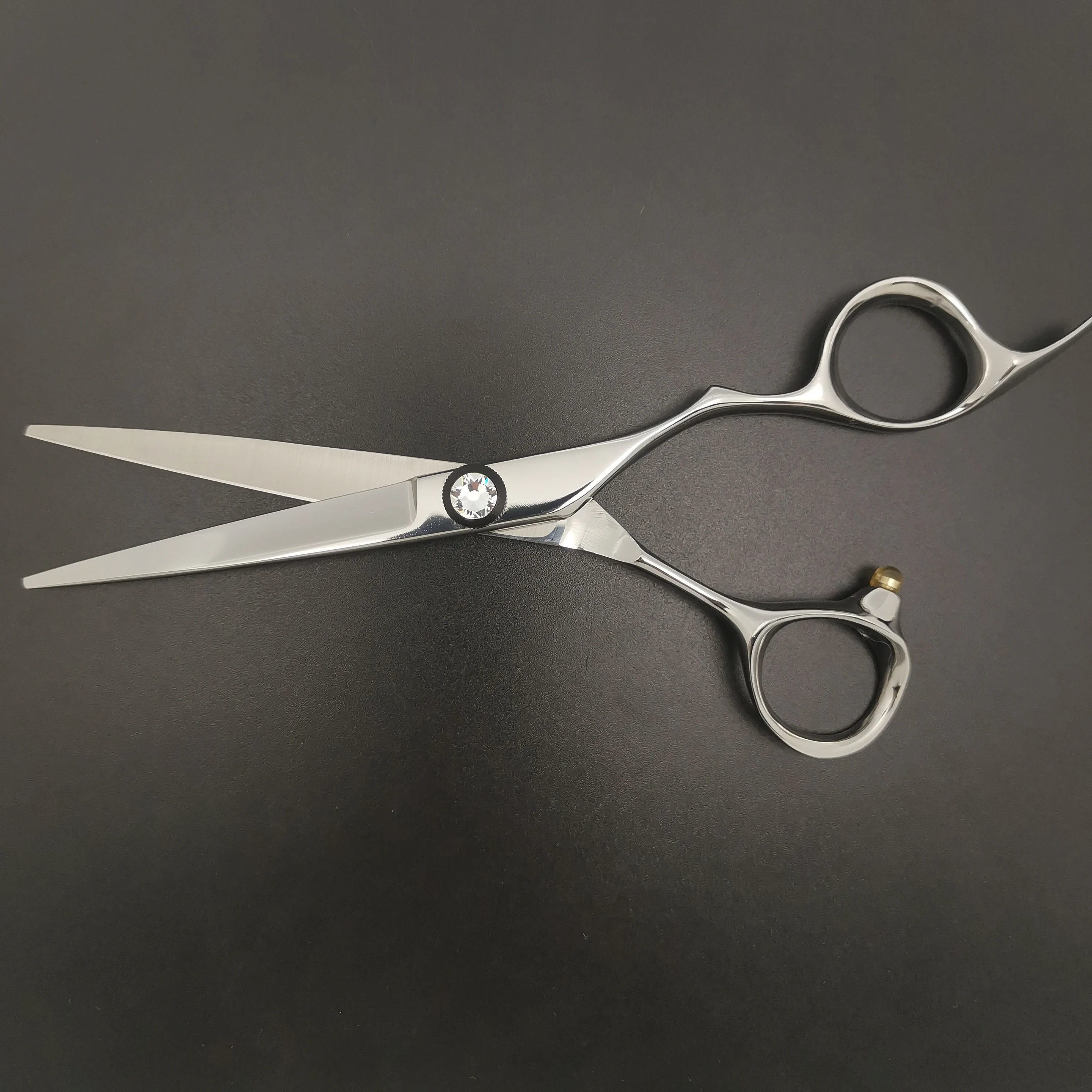 New Design Diamond Ball Bearing Screw Hairdressing Scissor Hair Scissors For Barbers