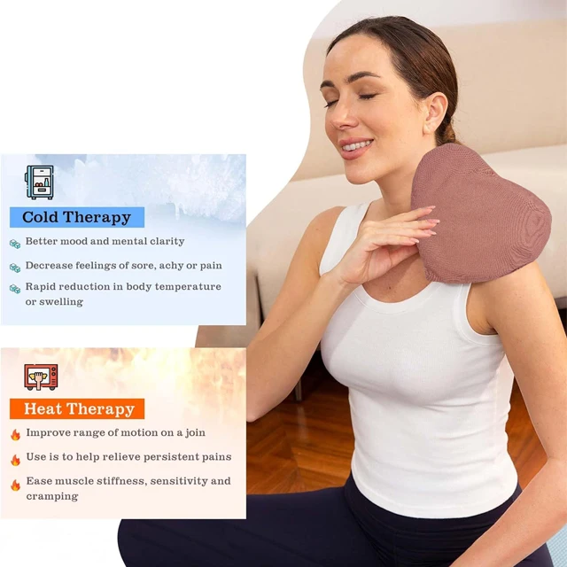Microwave Heating Pack Himalayan Salt Natural Mineral Heat Pad Heart Shape Lovely Design