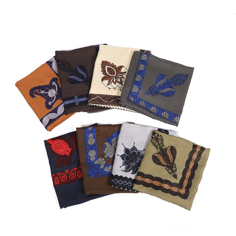 red silk quality personalised hankies engraved beige folding handkerchief in suit pocket