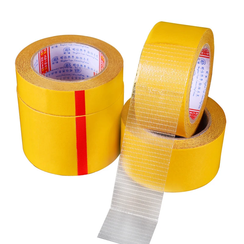 Double sided mesh  adhesive tape for foam material aluminum profile metal wooden decorative part door sealing strip
