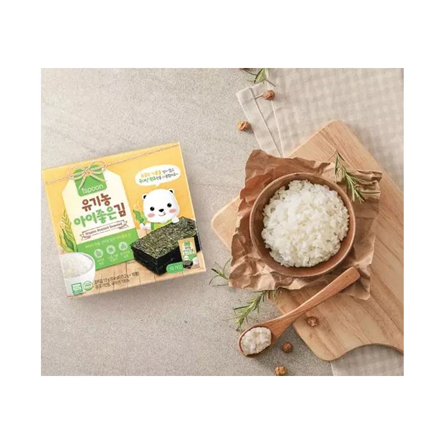 
Korean Original Food Organic Baby Food Roasted Dried Seaweed Nori Laver Snack 