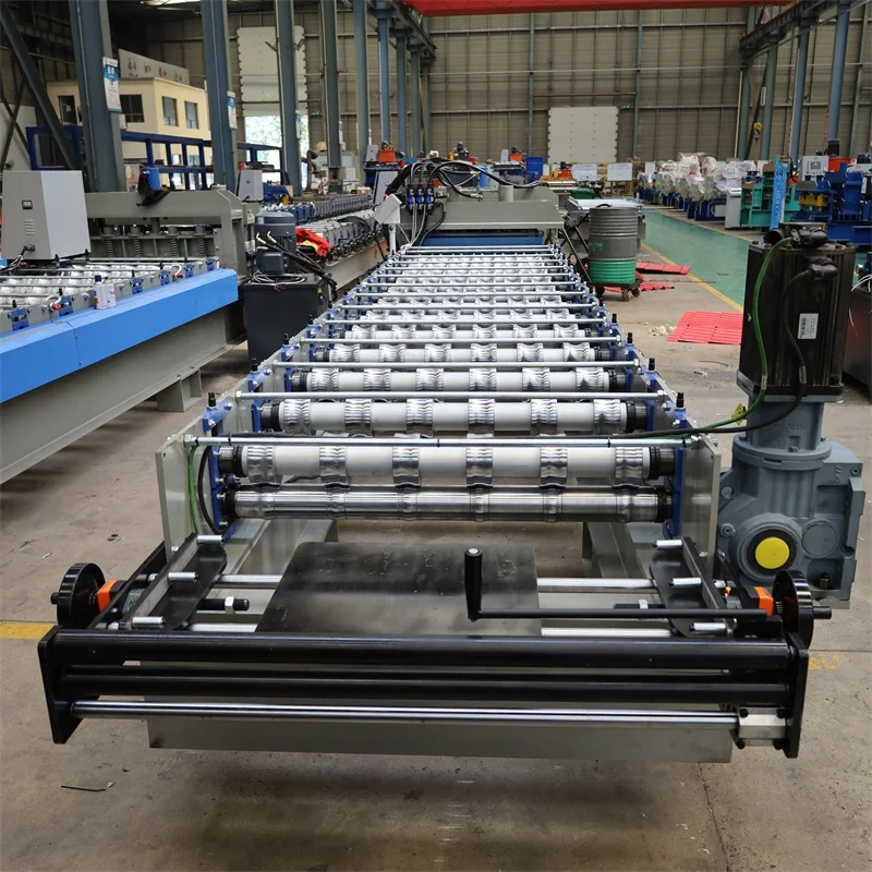 High Quality Automatic Colour Glazed Tile Metal Steel Roof Panel Roll Forming Machine
