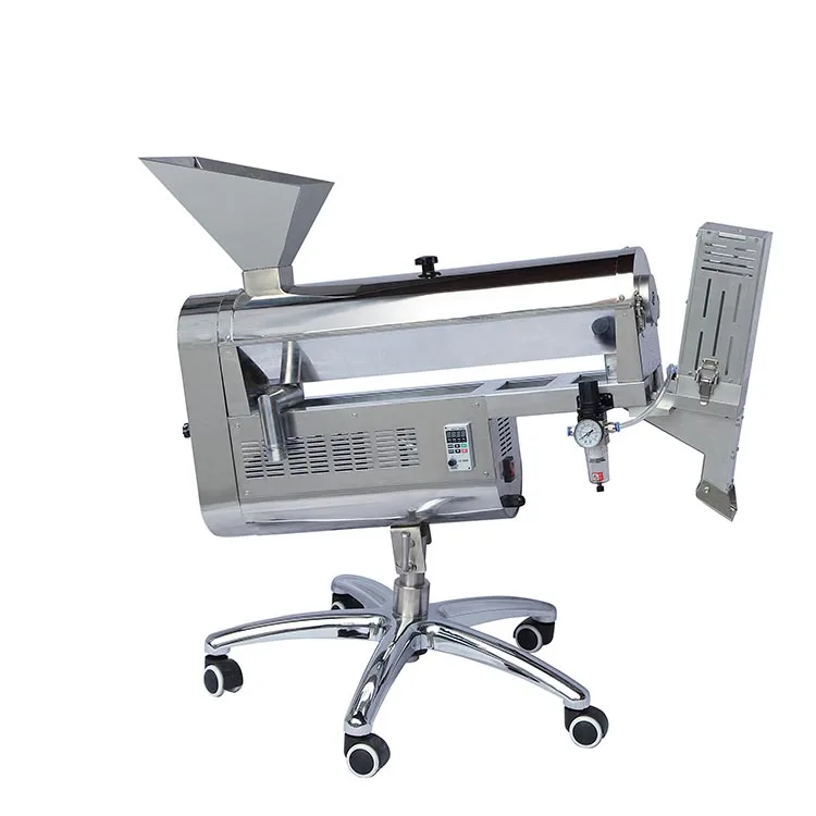 3Year Warranty Factory price high capacity capsule deduster polisher machine with sort function