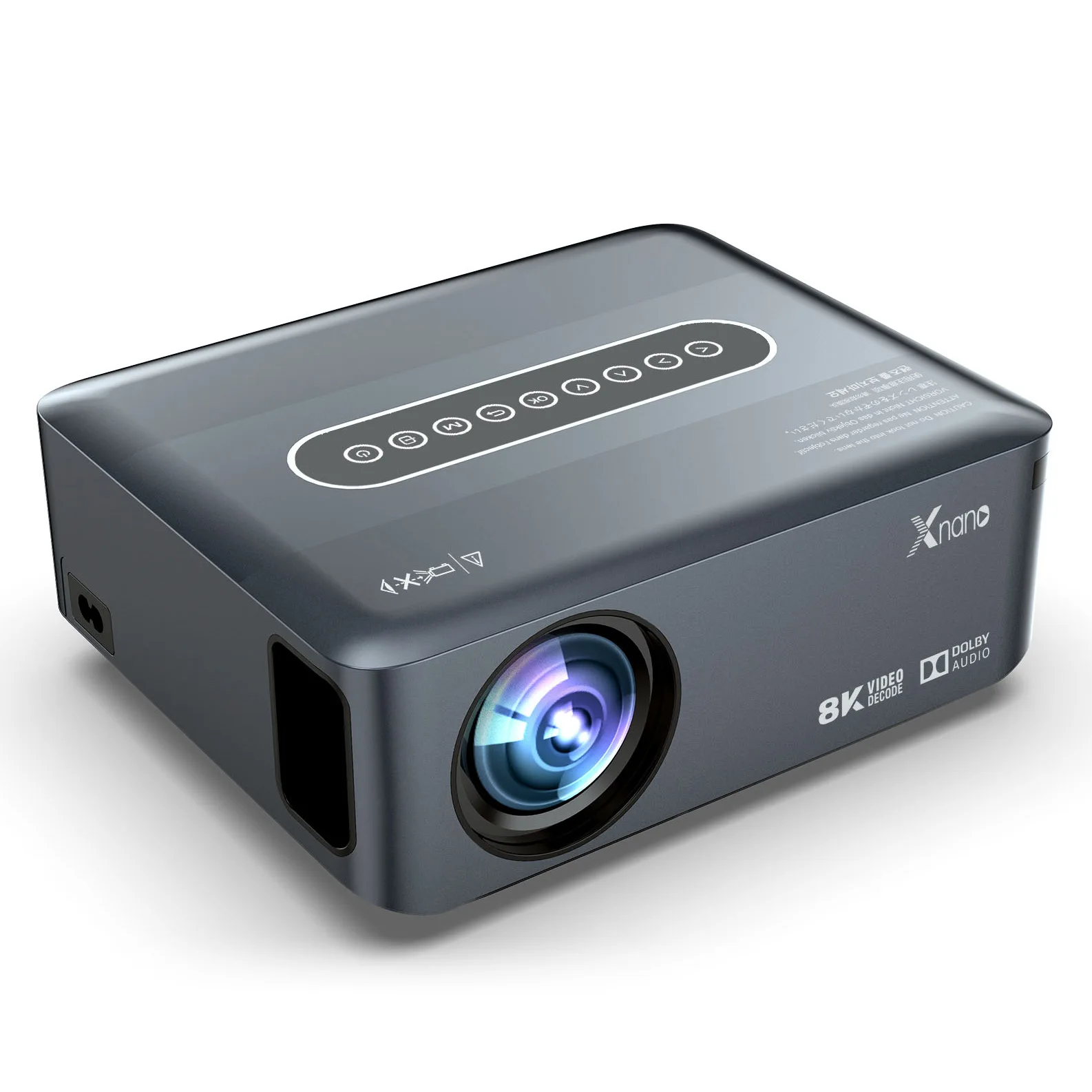 1080P Protable Home Projector with 8K Android 9.0 2.4G&5G WiFi BT 5.0 Connect AI Voice,Wireless Projector /12000 Lumen,