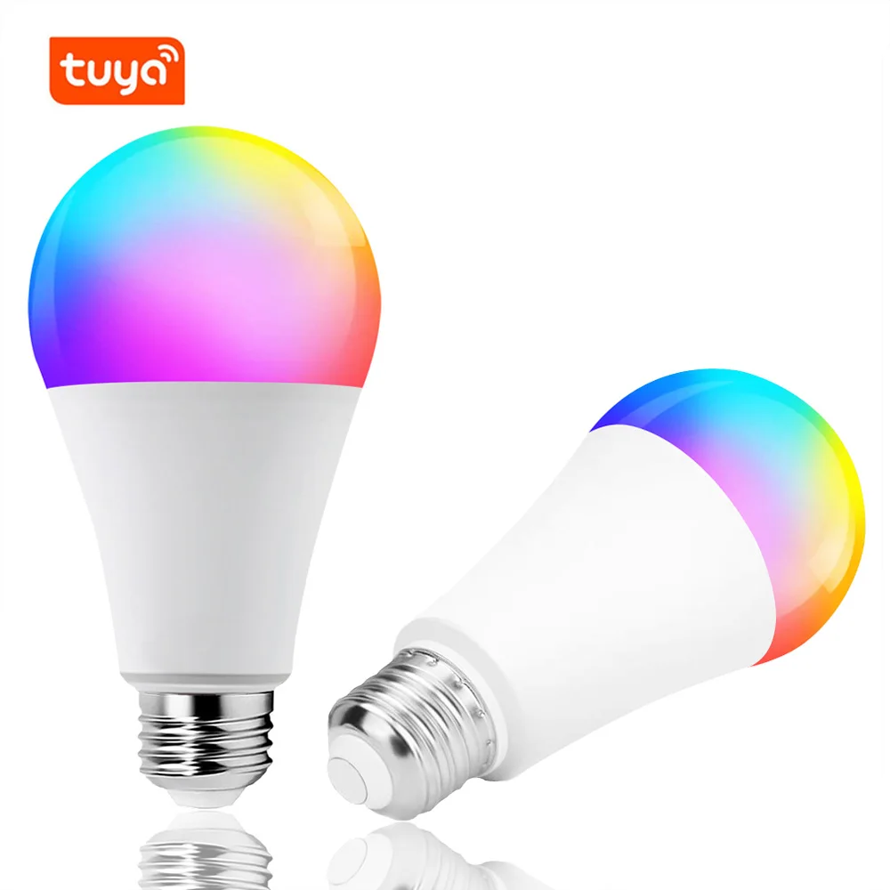 Manufacturer E27 E26 9w Smart Led Zigbee Rgbww Tuya Smart Bulb Bombillo Parlante Smart Home Automation Wifi Talking Bulb