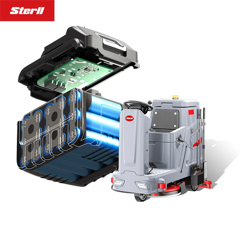 Hot product Sterll SX560 Ride-on floor scrubber Auto floor scrubber machine Industrial floor scrubber