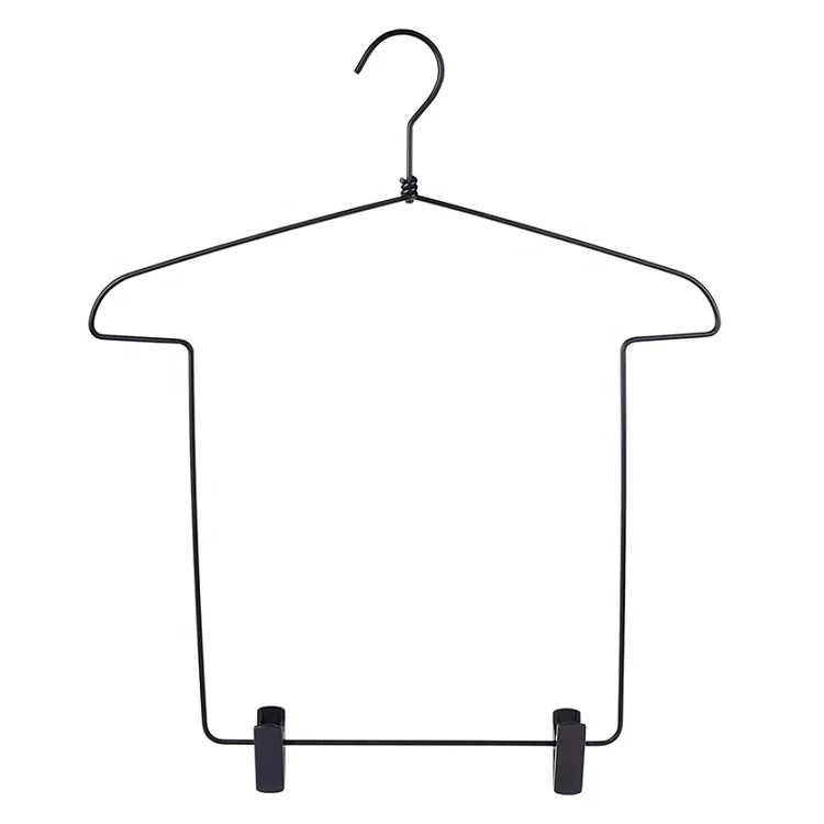 LM2042  Clothing store One-piece suit hangers metal display hangers with clips