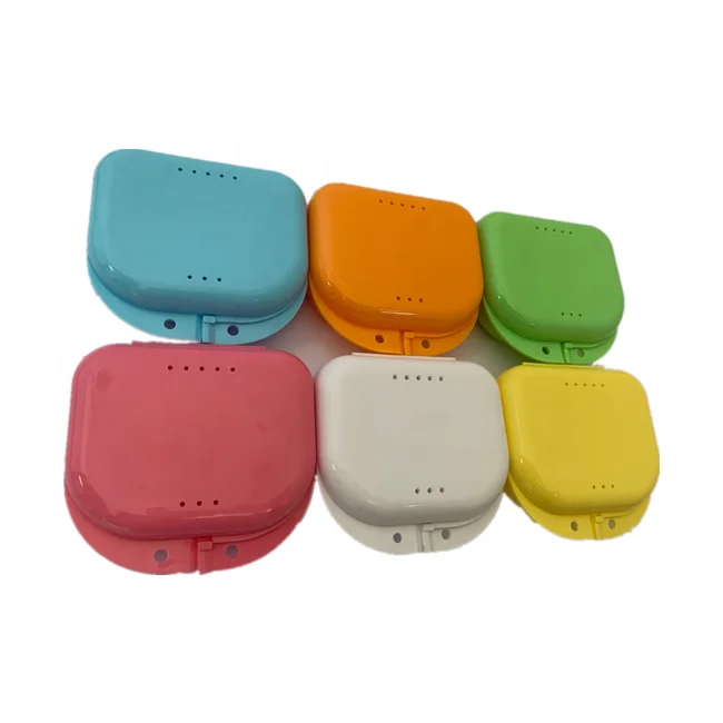 Dental  Retainer Case  With Hole
