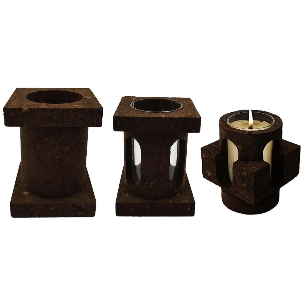 
High Quality Portuguese Dark Cork Candle - custom product design and shape 