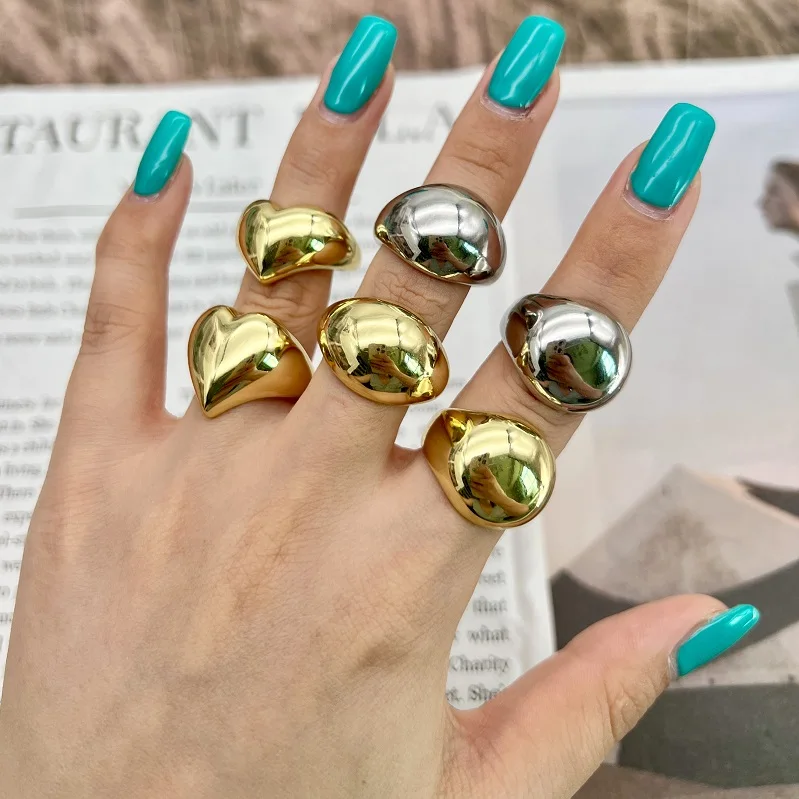 Hot sale amazon rotatable rings for women adjustable opening ball shape wedding rings for women new fashion rings set