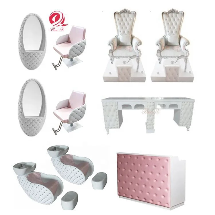 Modern Luxury Pedicure Spa Chair Manicure Nail Table with Exhaust Fan