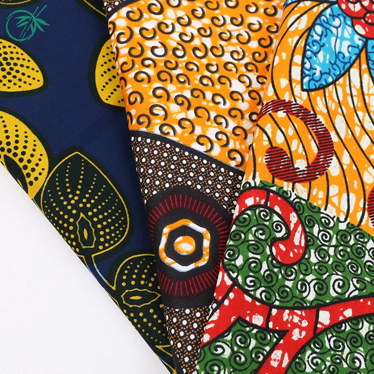 
Hot sale shrink resistant prints wax african 100% cotton african wax fabric 
