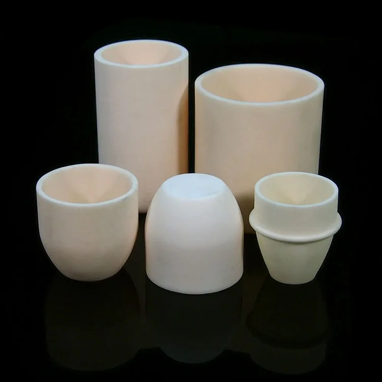 Al2o3 Alumina Ceramic Crucible with Lid for Lab