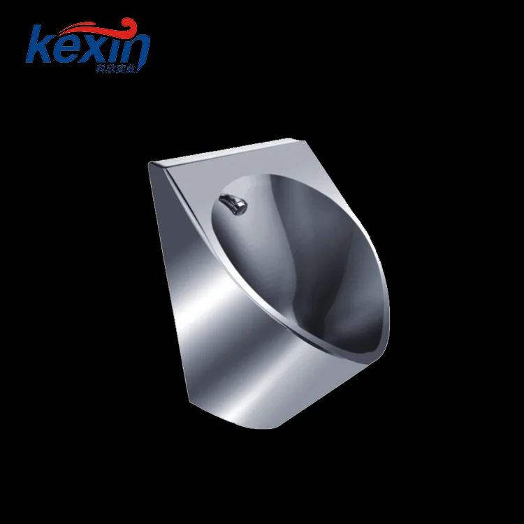 
China Sanitary Ware Directly Sale Men P-Wall Urinal Stainless Steel Bowl for Men 