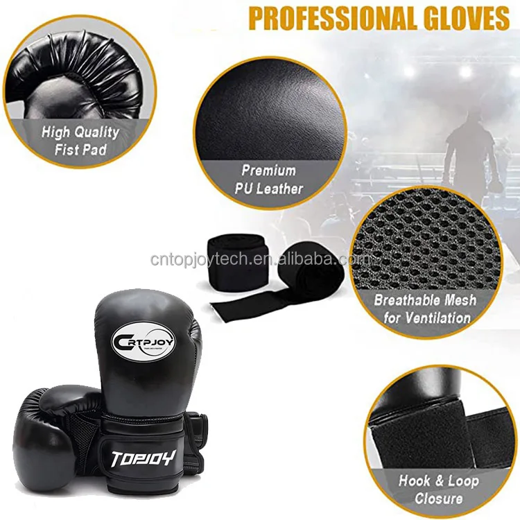 Hot Seller High Quality OEM 16oz Professional Customized Sparring gloves Muay Thai boxing Training Boxing Gloves