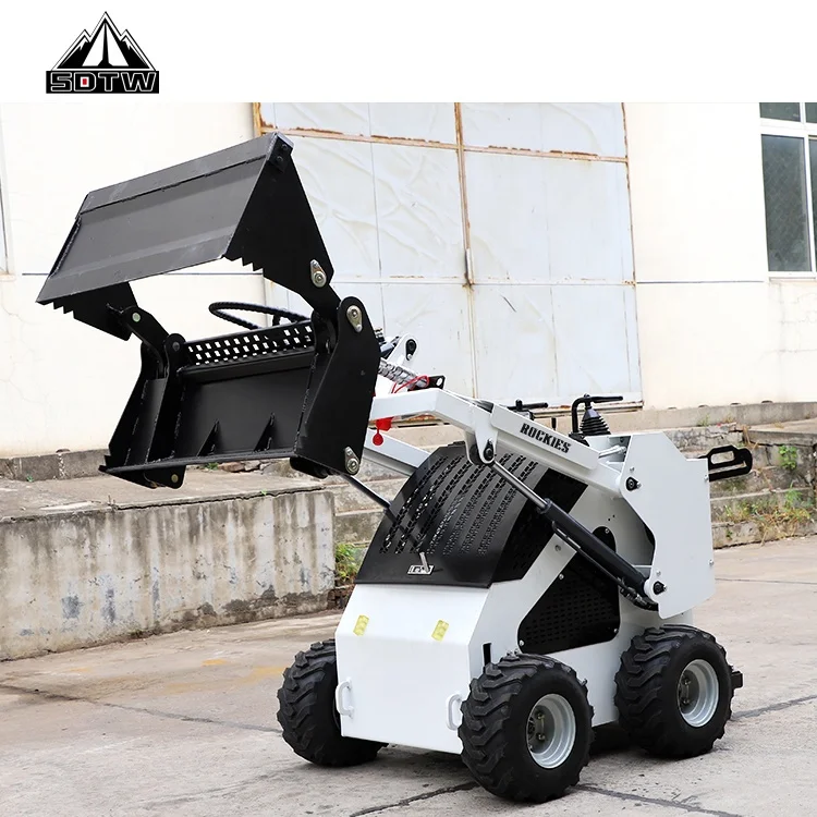 Chinese Cheap Epa Engine Mini Skid Steer loader 900kg 23hp Wheel Crawler Skidsteers loader track skidsteer attachments loader