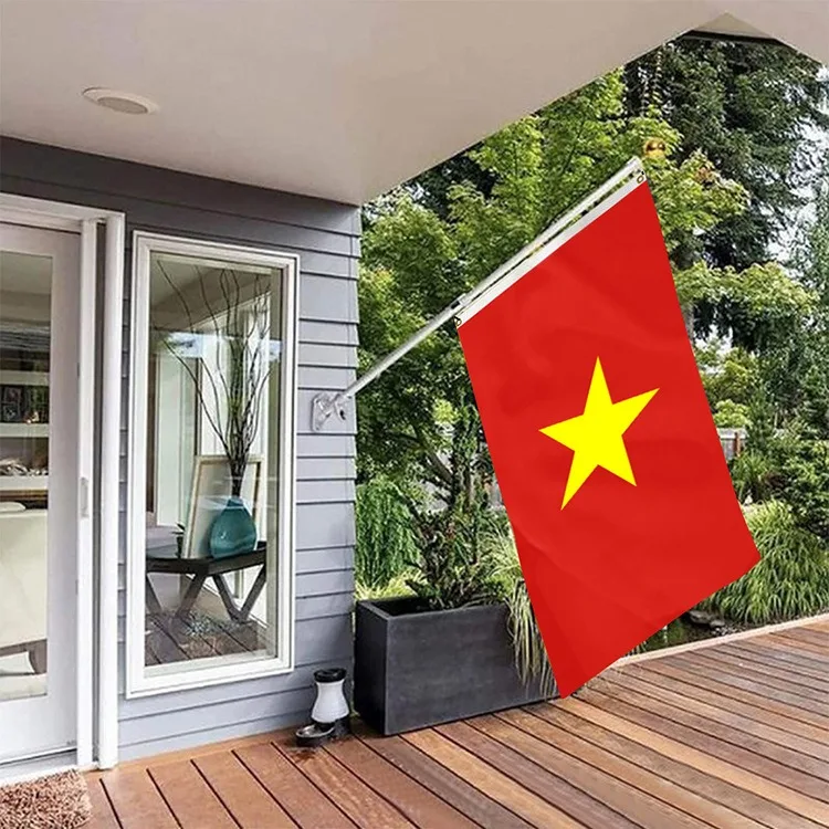 Promotional Product Hot Sale Custom Printing 100%polyester National Flag Used For Decoration Custom Vietnam Flag