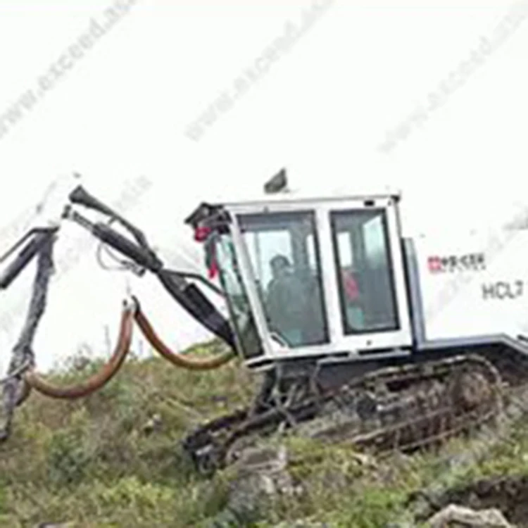 Cabin H6 pneumatic & hydraulic mechanical integrated type portable tophammer surface drill rig for mining