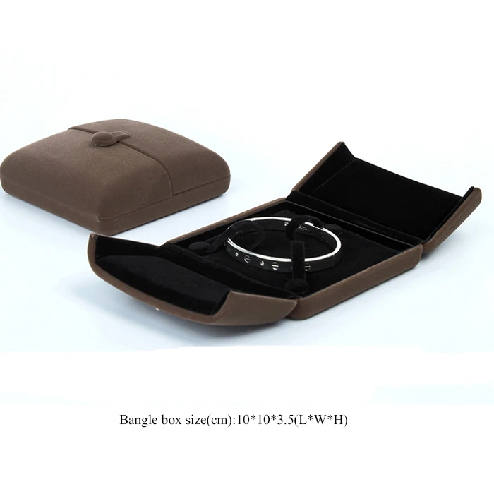 Custom logo jewellery box velvet jewelry packaging boxes for rings necklace