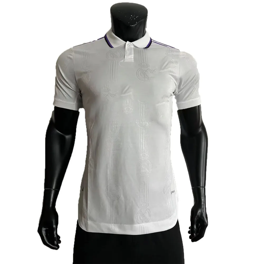 New arrival soccer uniform set red white soccer jersey national team soccer jersey