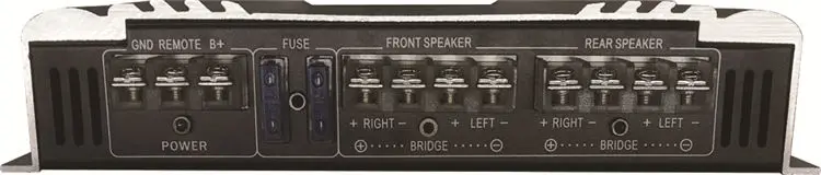 1 ohms 360Watt 2-Channel aluminum Car Amplifier