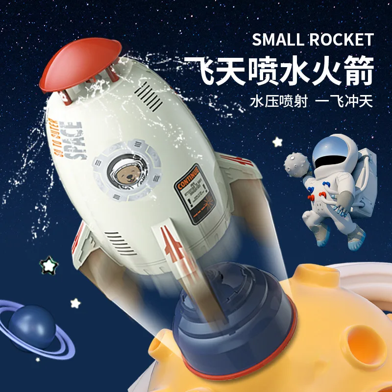 Hot Sale Spray Water Rocket Launcher Toy Summer Outdoor Party Toys Kids Garden Water Sprinkler Rocket Toys