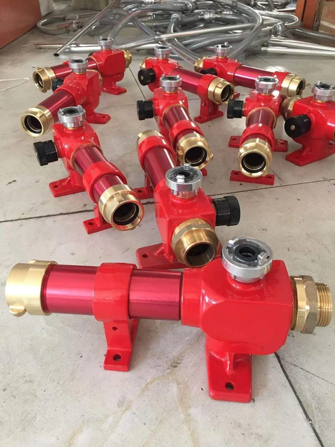 BaiChuan 2.5 inch Aluminum Alloy  connector generator, Vietnamese style red foam inductor  Foam Maker In-Line Foam Generator