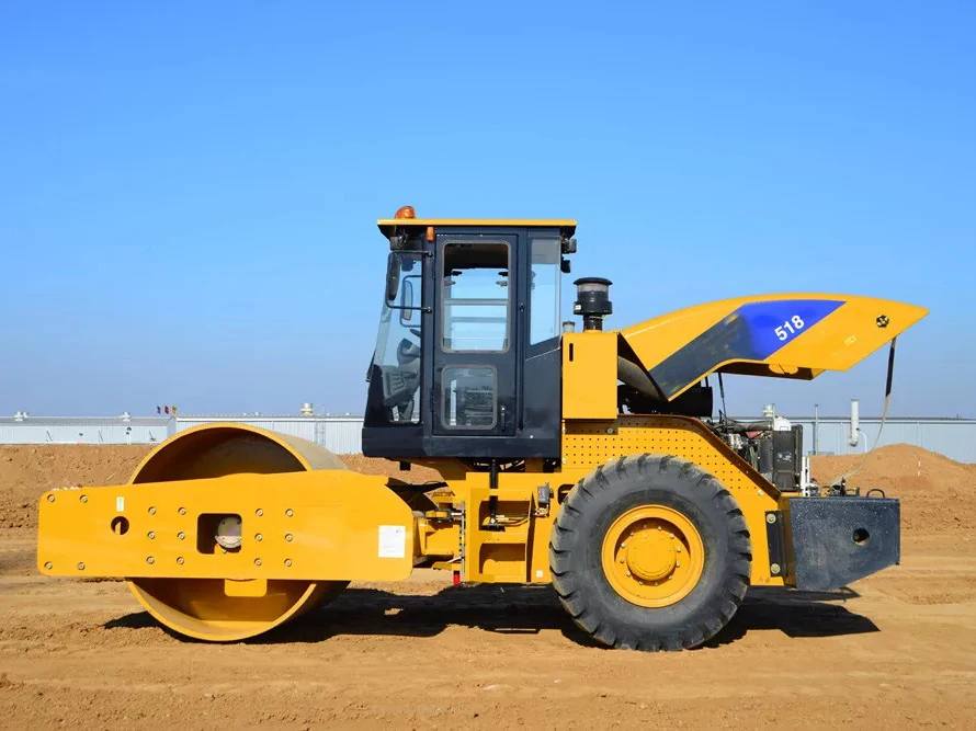 SEM518  cheap price 18 Ton Road Construction Machine Single Drum Road Roller  WIth Simple Operation System