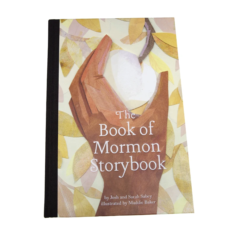 High Quality Custom Hardcover Book Printing Linen Spine Gold Foil Stamping Perfect Binding Coated Paper Custom Logo Education