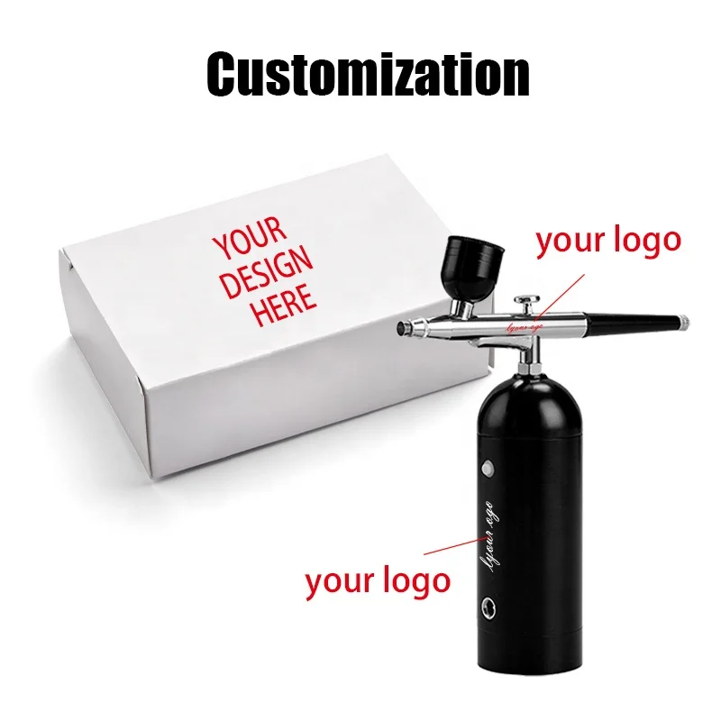 Portable Mini Air Pump Rechargeable Small Beauty Airbrush Set for nail art