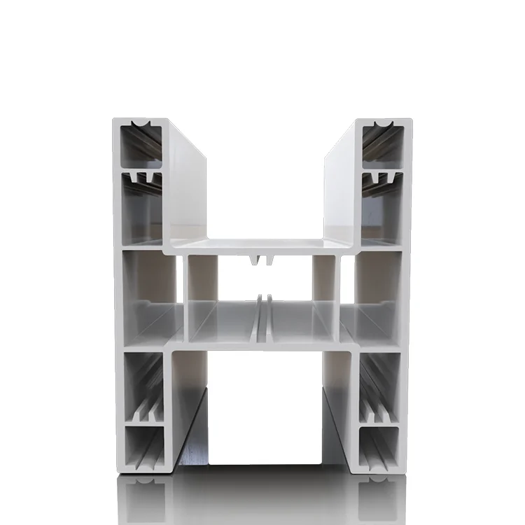 High Quality New Design Upvc Conch Lead Free Rectangular Pvc Chamfer Polish H Shaped Plastic Extrusion Profile
