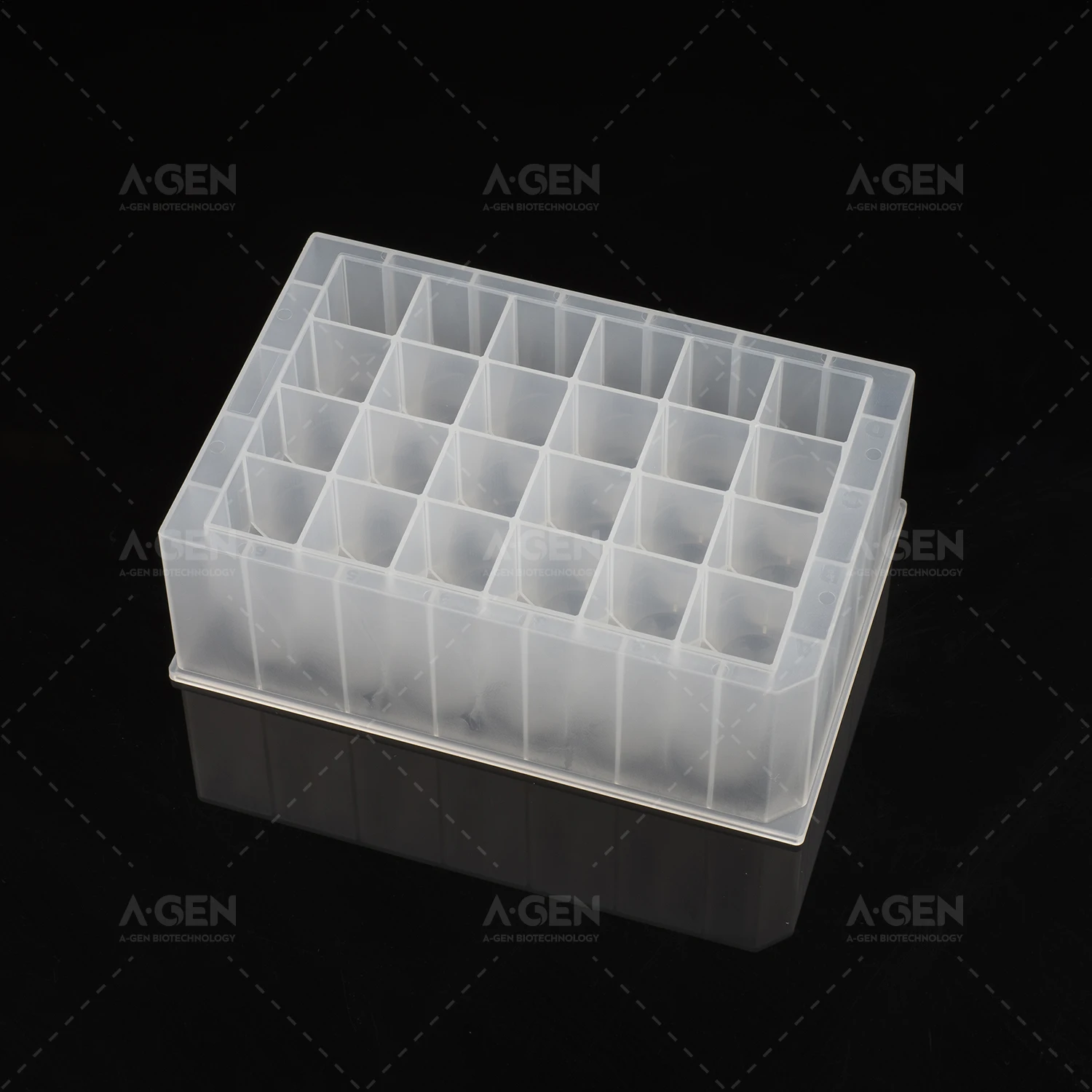 24 квадратных глубоких скважин, V-образное дно, подходит для kingfisher flex