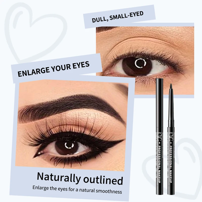 High Quality Cheap Rich Color Chemical Ingredient Skin-Friendly Beauty Makeup Brush Eyeliner