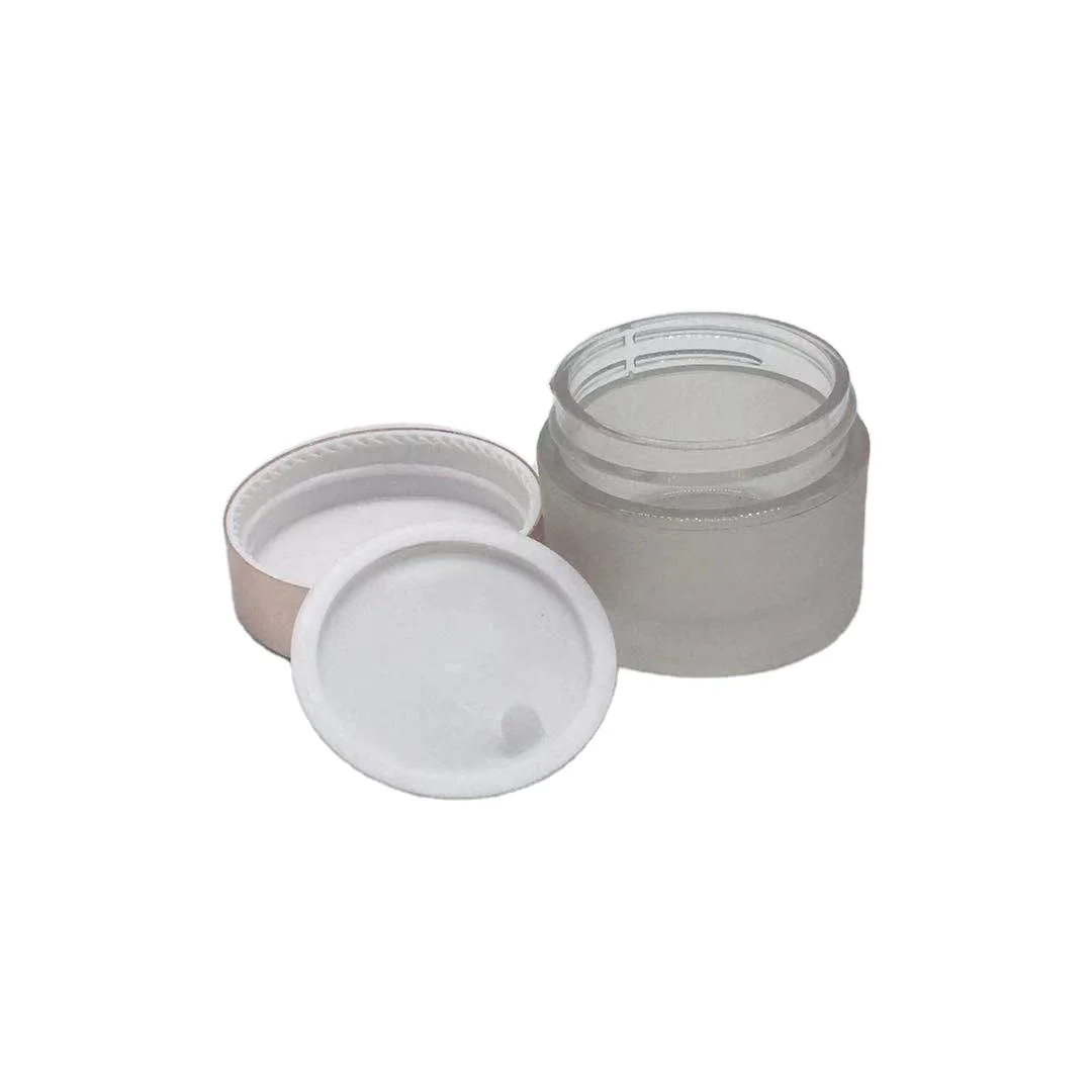 Cosmetic Empty Cream Packaging 1oz 2oz 3oz 4oz 5oz 6oz 8oz Body Lip Scrub Petg Frosted Cosmetics Jar With Shiny Rose Gold Cap