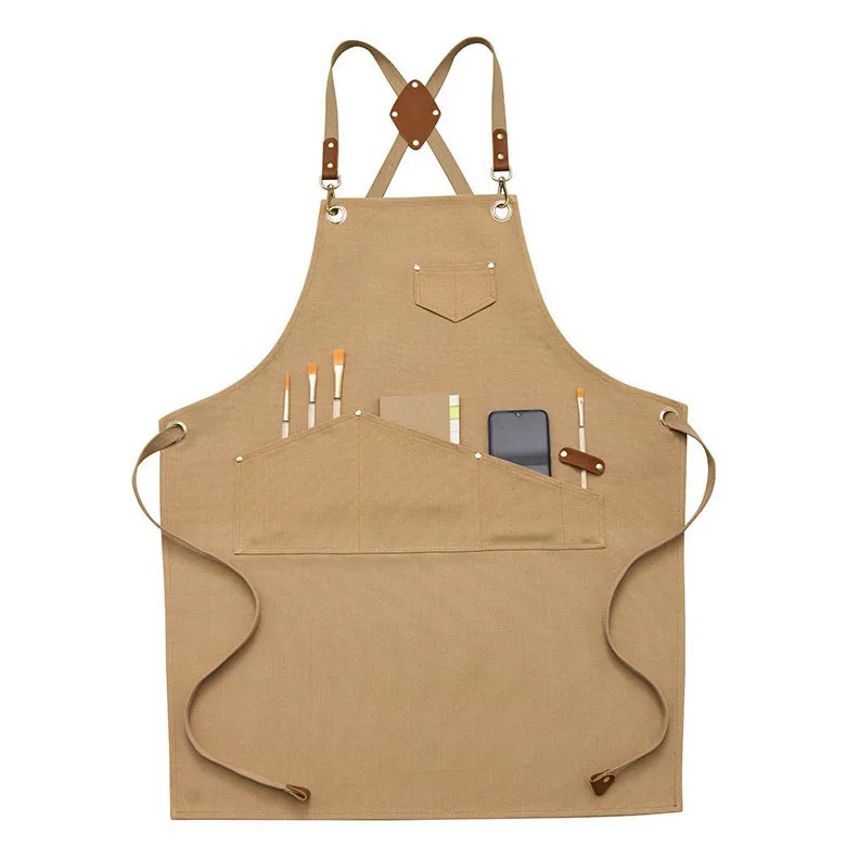 Work clothes Chinese restaurant same apron set logo Barista Florist Hairdresser Hairstylist waterproof haircut