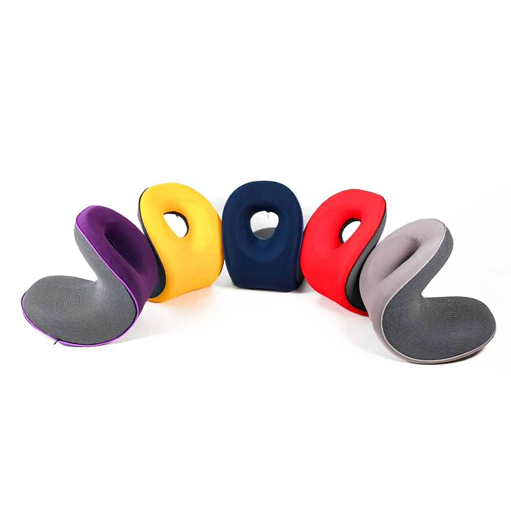 Colorful home  Office Anti Snore Travel Memory Foam Nap Neck Rest  Lay Sleeping Pillow