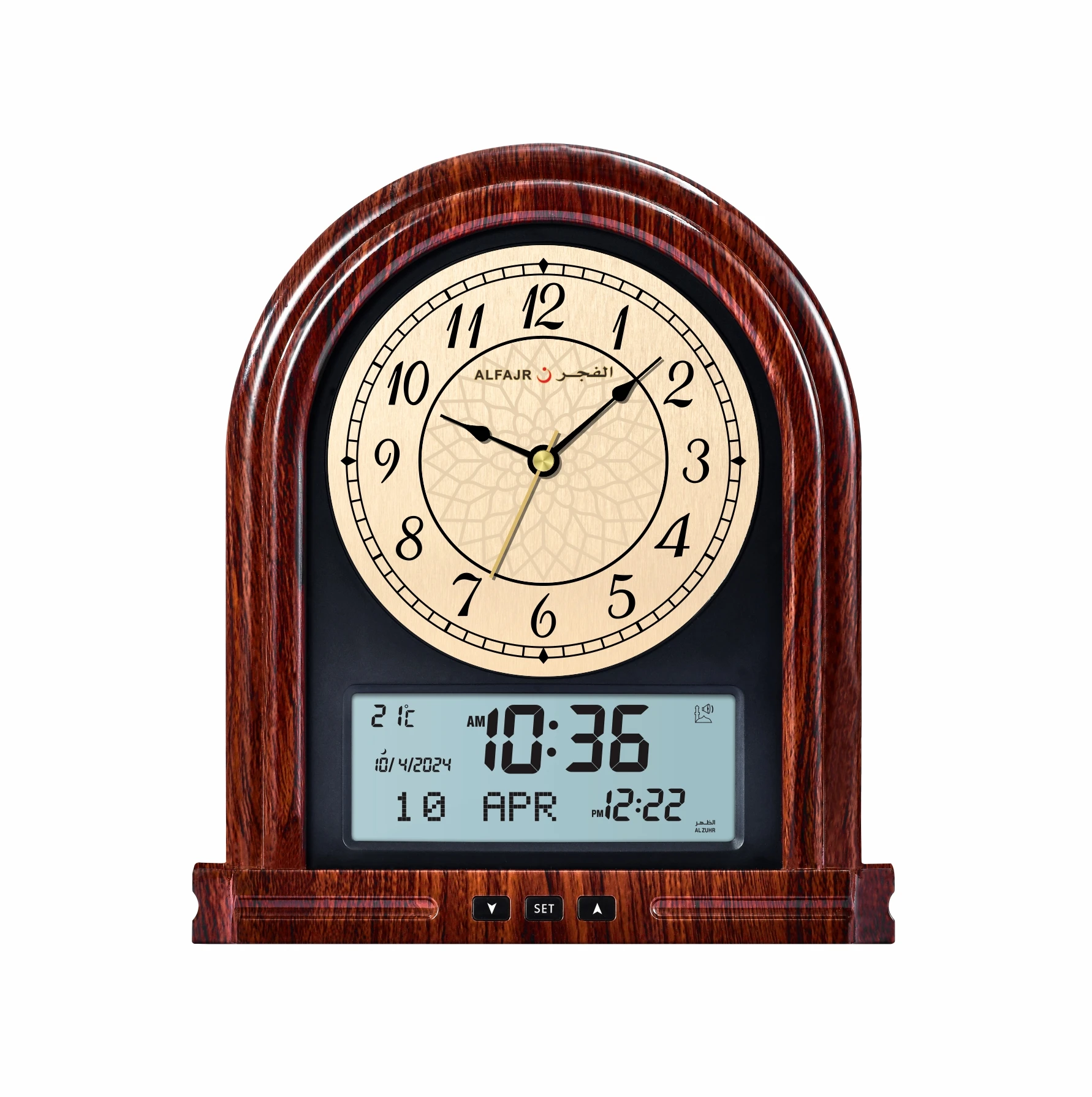 Исламские часы al fajr azan clock al-harameen