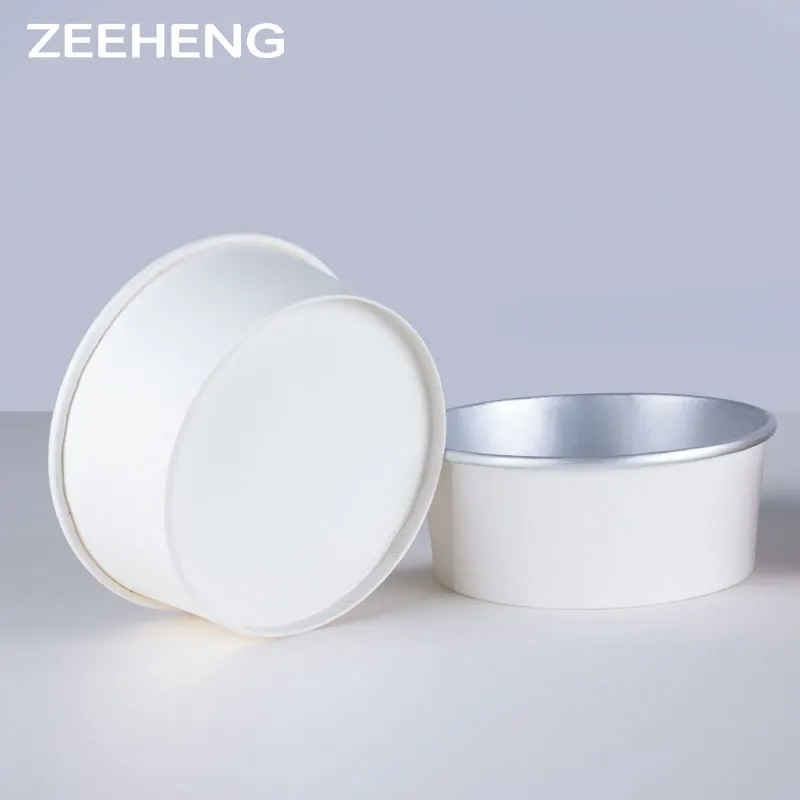 Биоразлагаемые Пищевые маслостойкие бумажные миски для супа Zeeheng 32