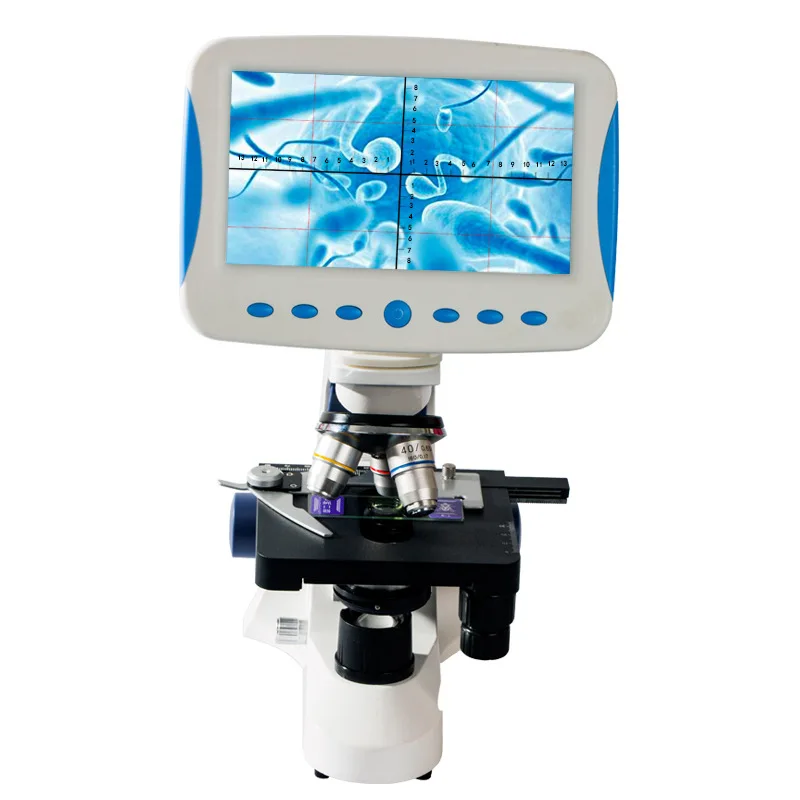 Big screen digital sperm microscope semen microscope for animals liquid crystal digital microscope