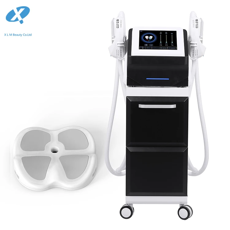 Global latest emslim neo free trolley emslim  4 handles 2021  muscle building fat removal