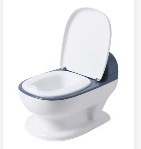 
Children Baby kid plastic mini musical simulated potty chair toilet flushing training seat chair baby pot with music 