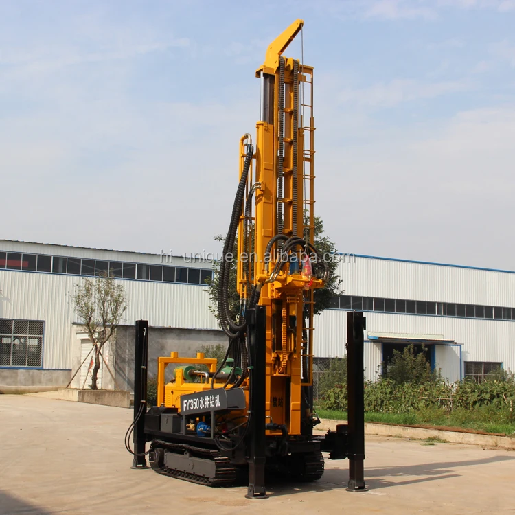 Deep water well drilling rigs crawler water well drilling rig water well drilling rig with air and mud pump