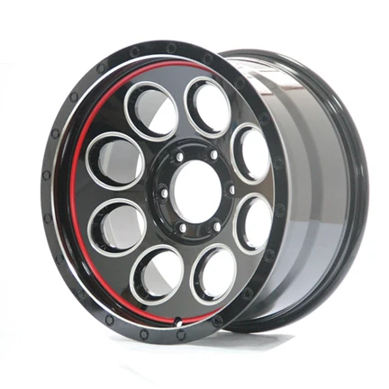 16 18 дюймов черные диски 6 отверстий pcd 6x139,7 4x4 SUV нагрузка 1000 кг oem Внедорожные колеса