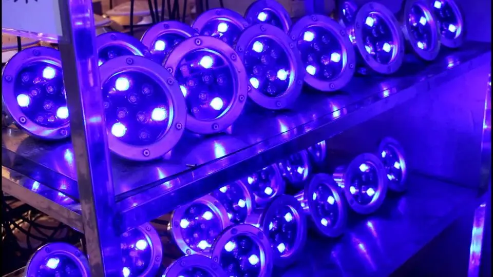 Underwater Light Rgb High Quality AC/DC24V Ip68 304 Pool Lights LED Single Color, RGB-DMX AC /DC 24V Stainless Steel D160*210mm